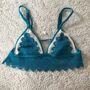 Blue bralette